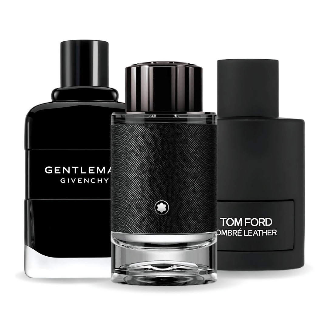 ZESTAW: TOM FORD OMBRE LEATHER, GIVENCHY GENTLEMAN, MONTBLANC EXPLORER