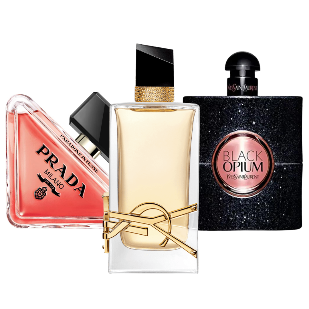 ZESTAW: PRADA PARADOX, BLACK OPIUM YVES SAINT LAURENT, LIBRE